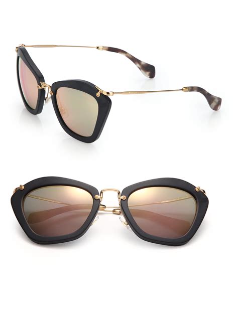 miu miu 55mm cat eye sunglasses|Miu Miu 55mm Cat Eye Sunglasses .